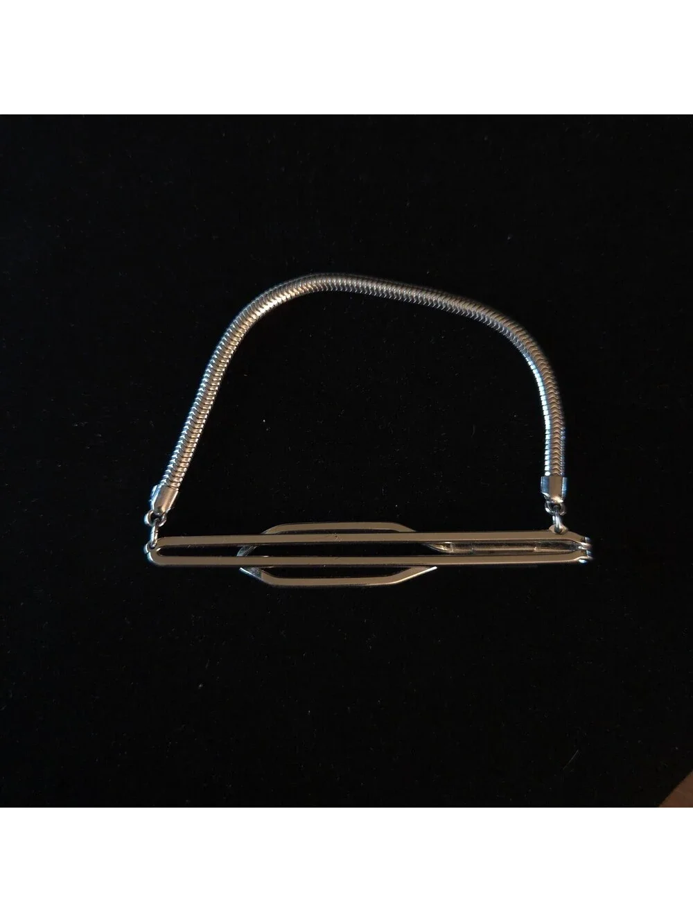 Vintage A&Z Sterling Silver Tie Chain Connector